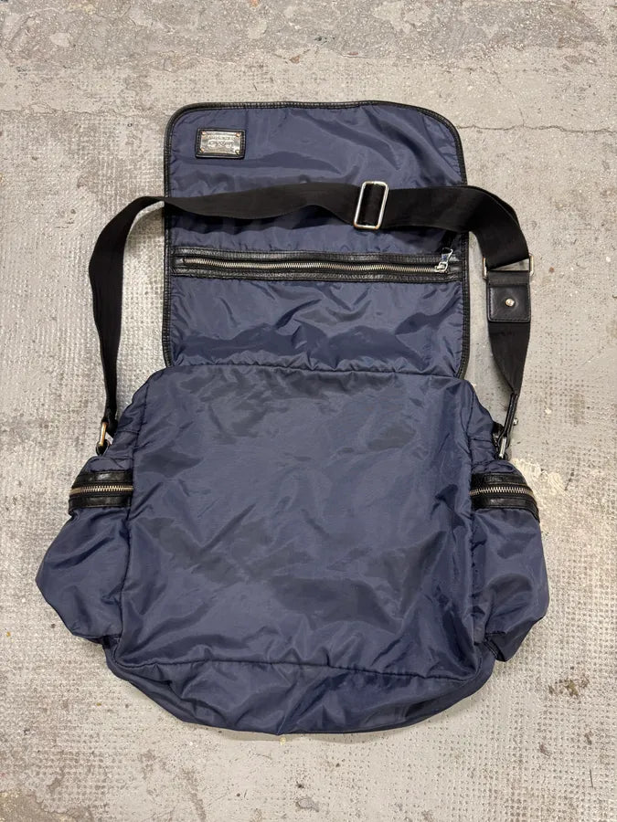 2000s Dolce & Gabbana Navy Nylon Shoulder Bag XYCoFYL 5