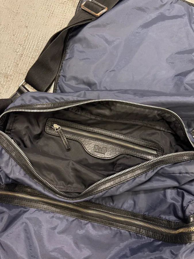 2000s Dolce & Gabbana Navy Nylon Shoulder Bag XYCoFYL 9