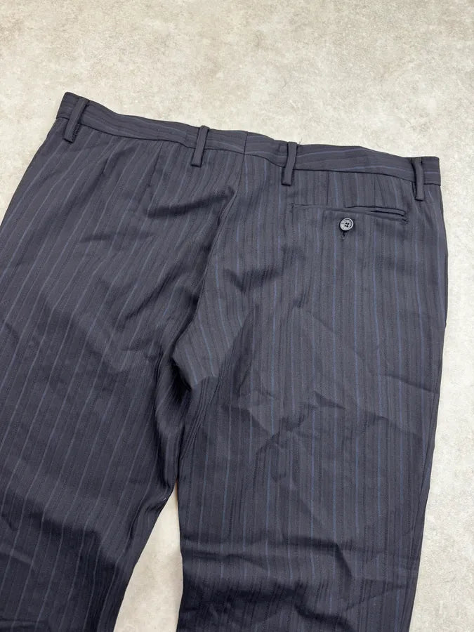 2000s Dolce & Gabbana Navy Pinstriped Classy Pants hAwlGrz 6