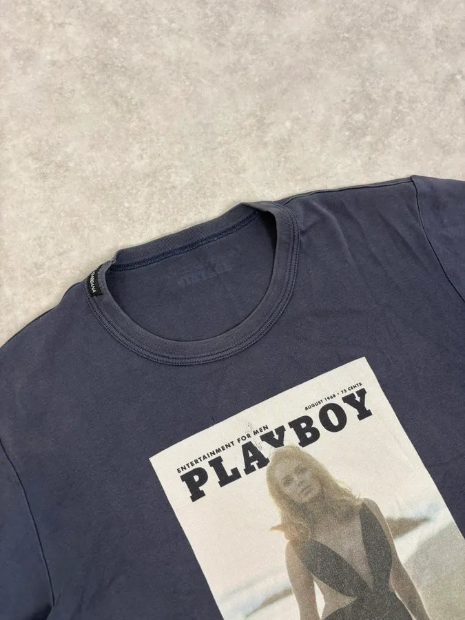 2000s Dolce & Gabbana Navy Playboy T-Shirt nUGgUeC 4