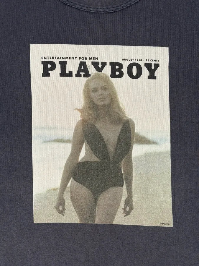 2000s Dolce & Gabbana Navy Playboy T-Shirt nUGgUeC 6