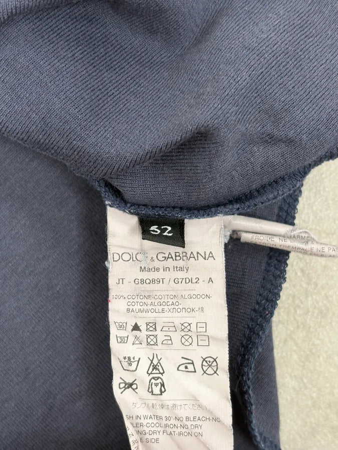 2000s Dolce & Gabbana Navy Playboy T-Shirt nUGgUeC 9