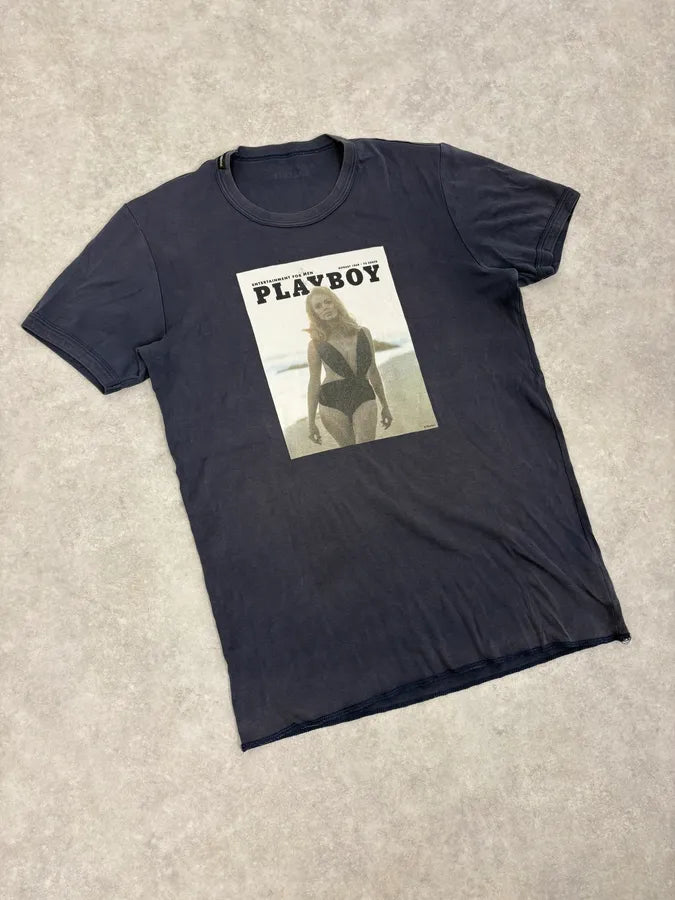 2000s Dolce & Gabbana Navy Playboy T-Shirt nUGgUeC 3