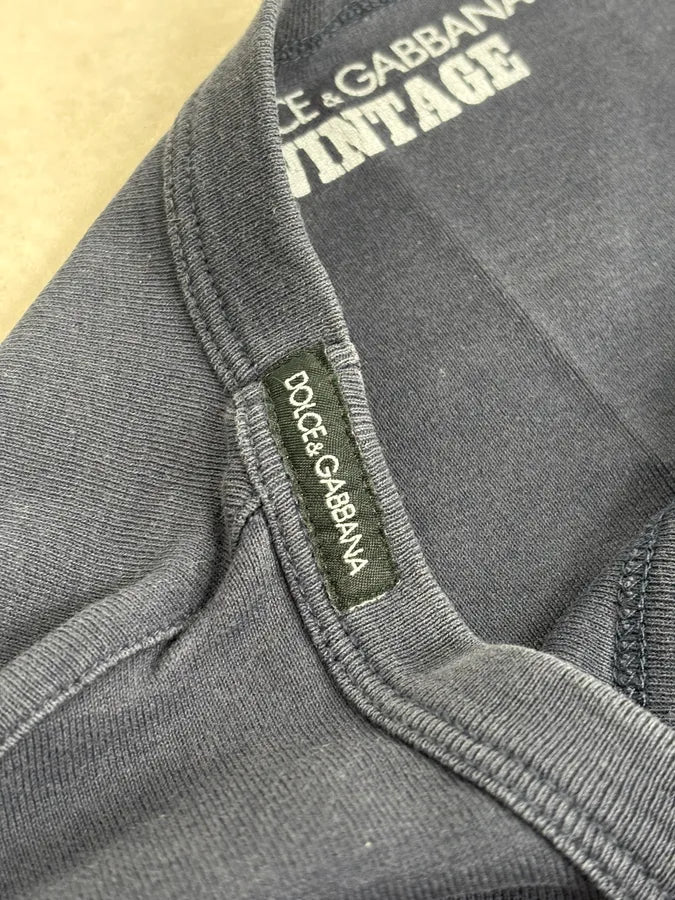 2000s Dolce & Gabbana Navy Playboy T-Shirt ZgcNiVg 8