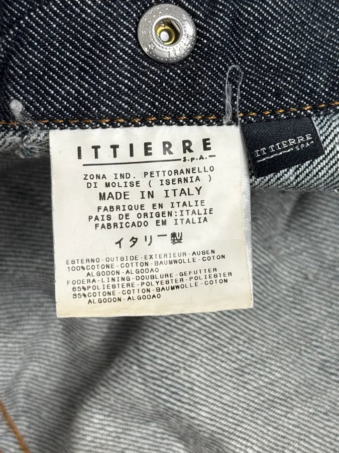 2000s Dolce & Gabbana Navy Raw Denim Jacket  QgbWjaD 13