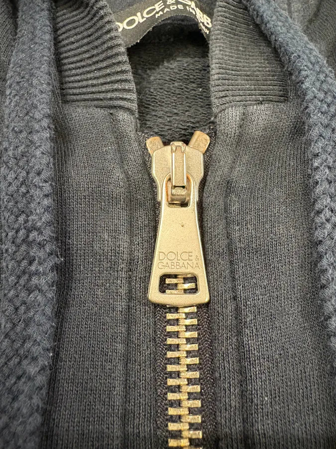 2000s Dolce & Gabbana Navy Sweatshirt jhwbUSQ 8