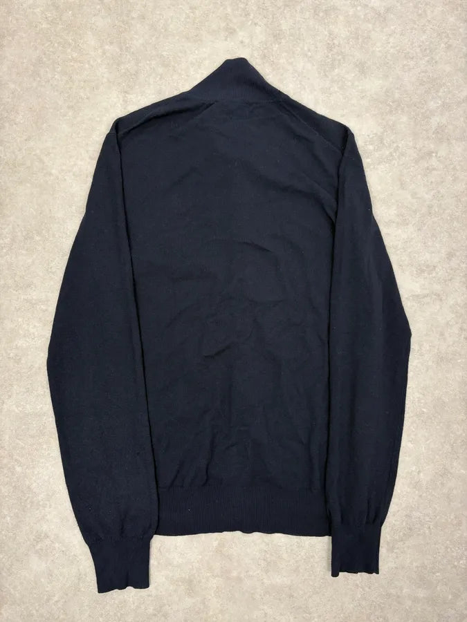 SS2008 Dolce & Gabbana Navy Wool Classy Cardigan qNYmBjo 5