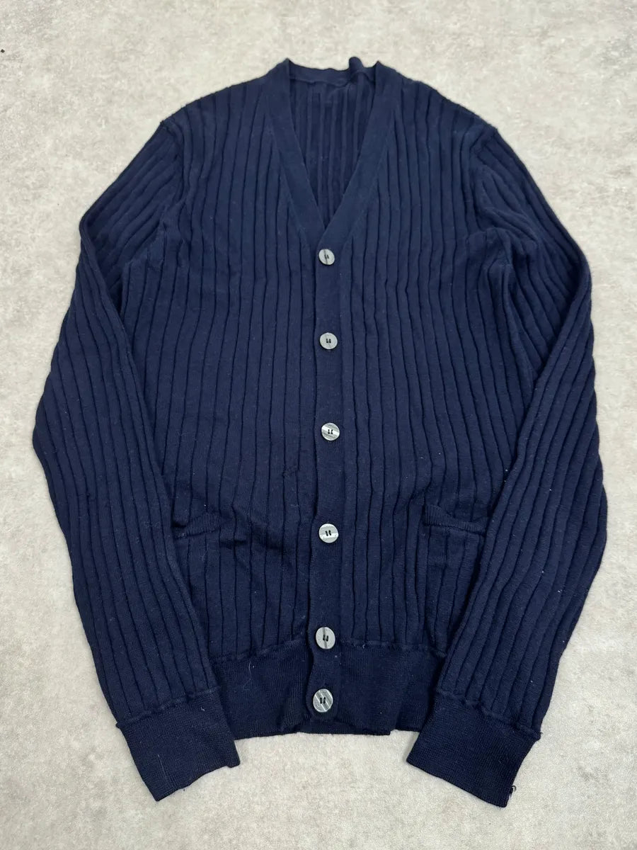 2000s Dolce & Gabbana Navy Wool Cardigan MbSUfLI 2