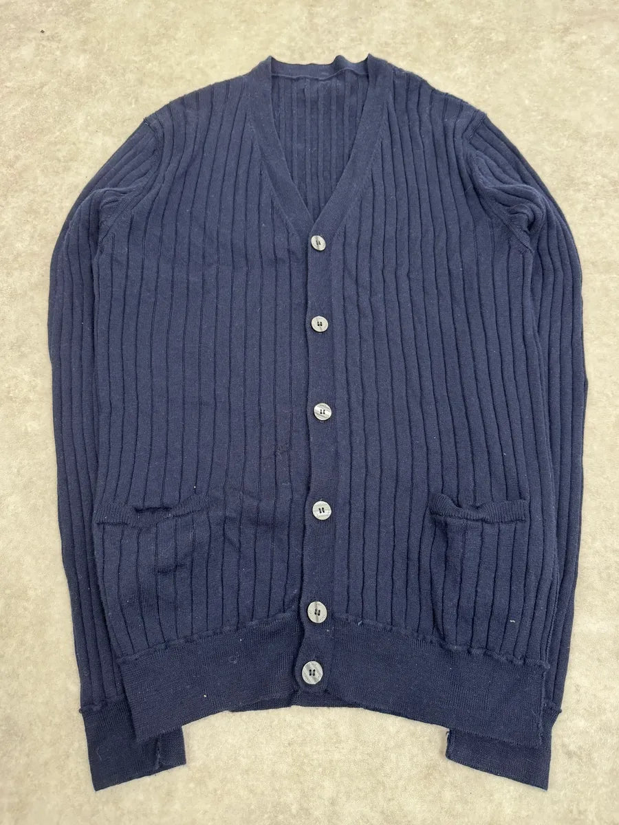 2000s Dolce & Gabbana Navy Wool Cardigan MbSUfLI 3