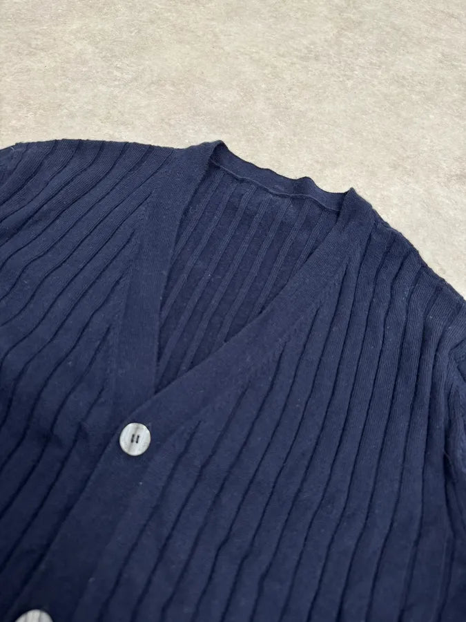 2000s Dolce & Gabbana Navy Wool Cardigan MbSUfLI 4
