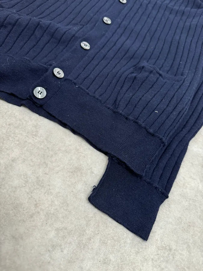 2000s Dolce & Gabbana Navy Wool Cardigan MbSUfLI 5