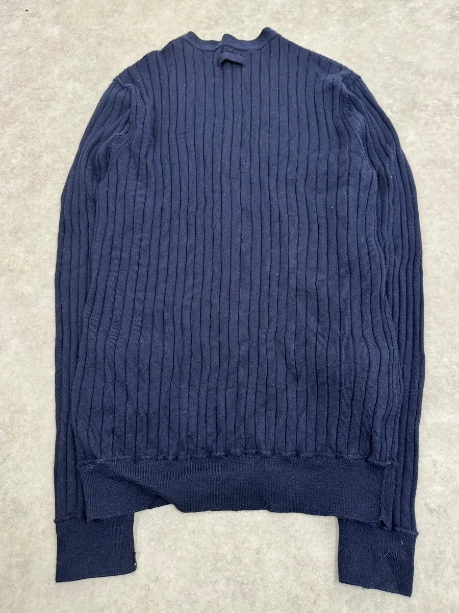 2000s Dolce & Gabbana Navy Wool Cardigan MbSUfLI 6