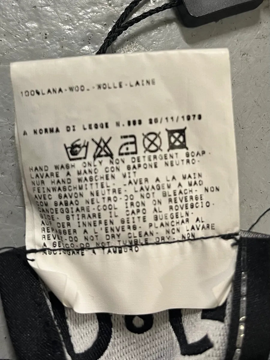 2000s Dolce & Gabbana Navy Wool Hood Hat FfKMzWY 9