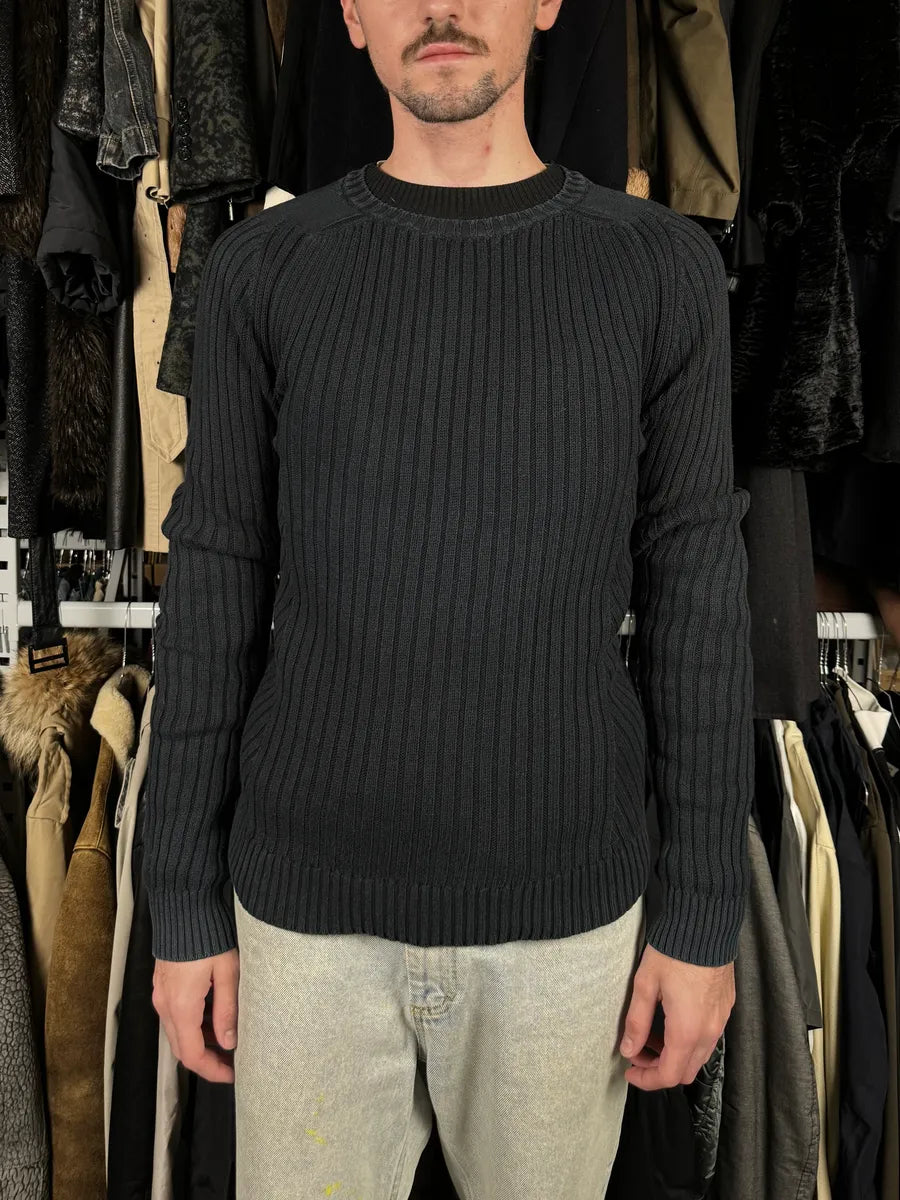 2000s Dolce & Gabbana Navy Wool Sweater qRUXwuv 1