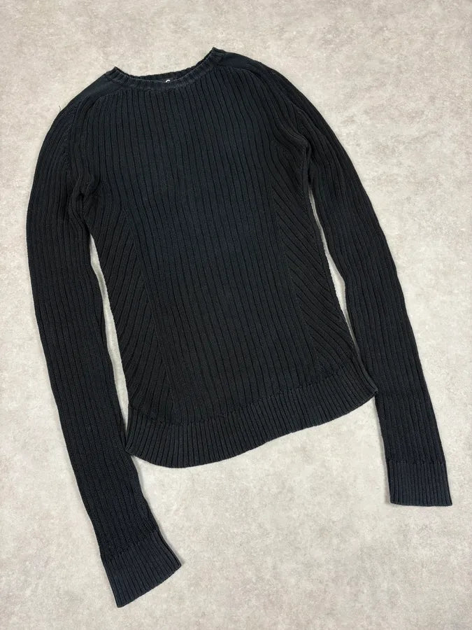 2000s Dolce & Gabbana Navy Wool Sweater qRUXwuv 3
