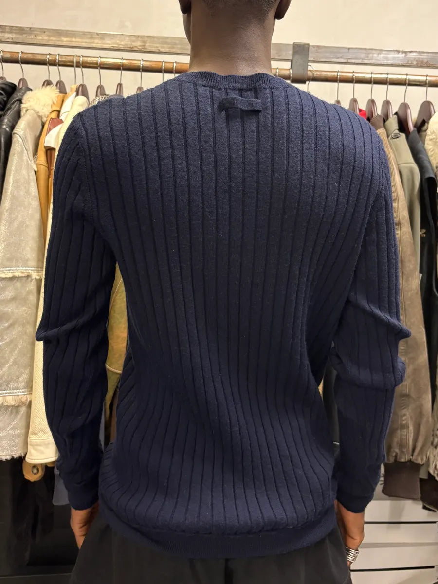 2000s Dolce & Gabbana Navy Wool Sweater tzeFWRK 1