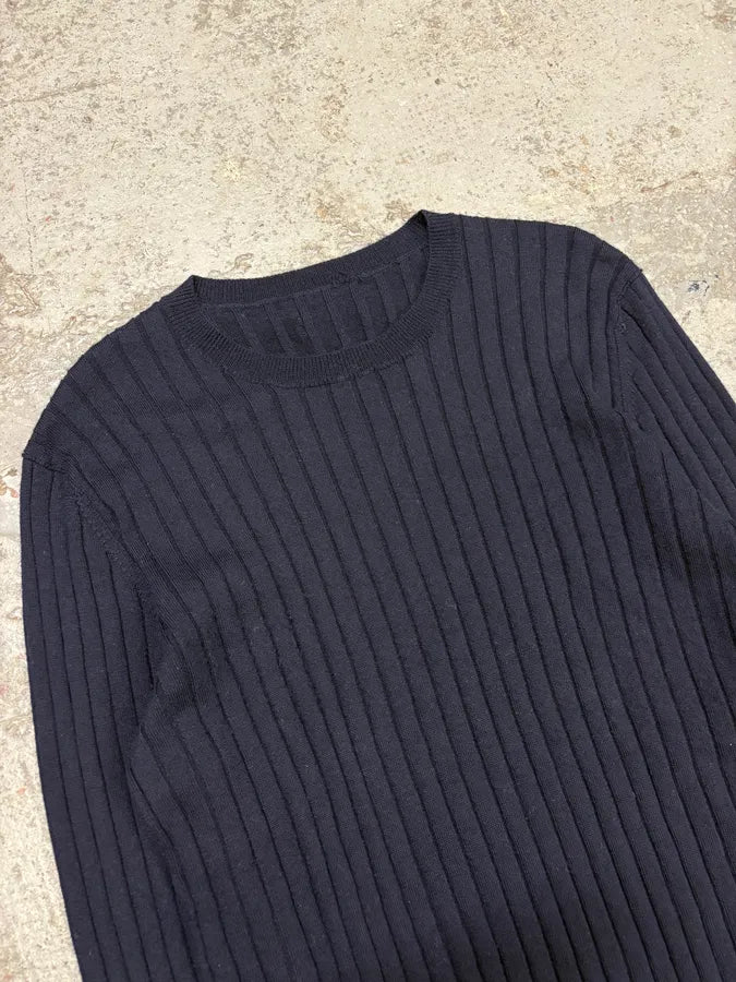 2000s Dolce & Gabbana Navy Wool Sweater tzeFWRK 4