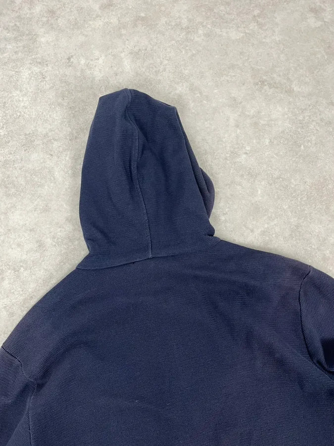 2000s Dolce & Gabbana Navy Zip-up Hoodie hcPWaBp 6