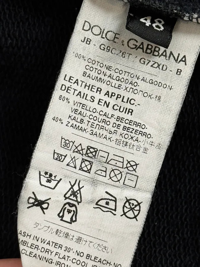 2000s Dolce & Gabbana Navy Zip-up Sweater BvkewRq 13