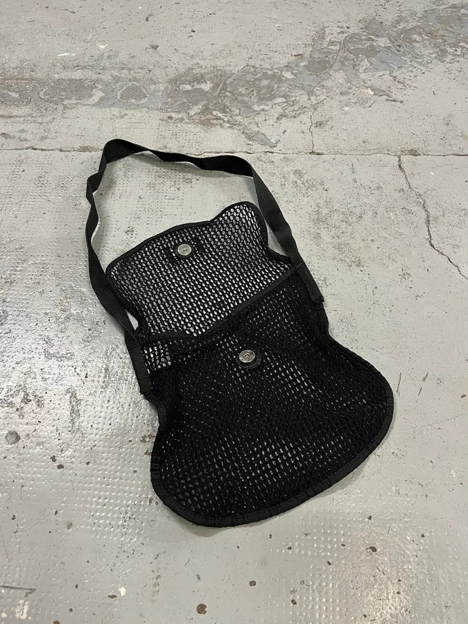 2000s Dolce & Gabbana Net Mesh Black Shoulder Bag TgvfcjT 4