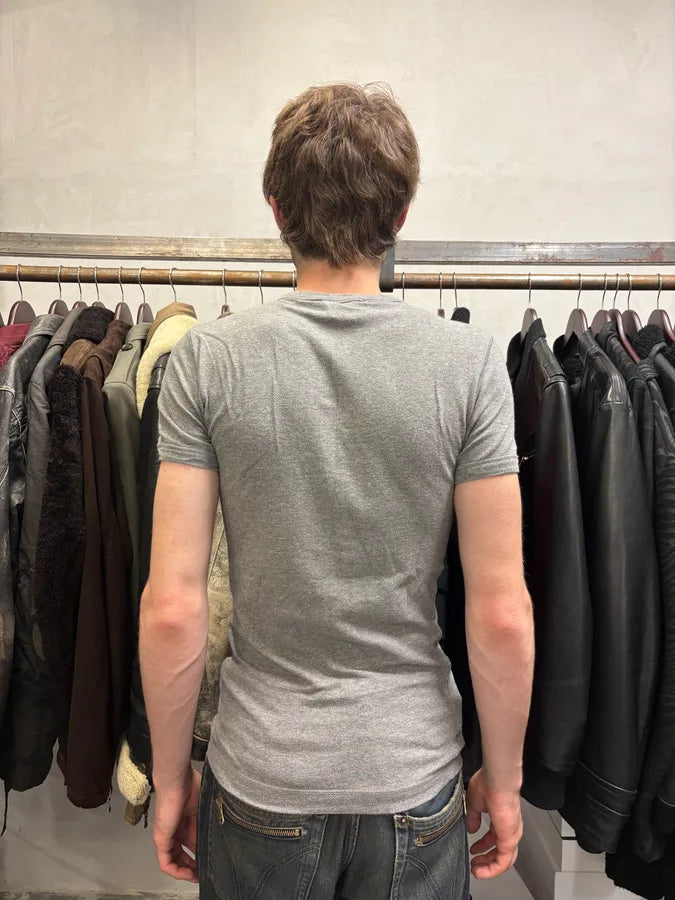 2000s Dolce & Gabbana Never Give Up Runners Grey T-Shirt PPtgSCv 2