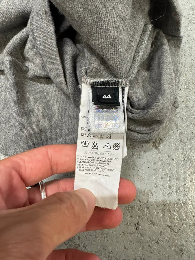 2000s Dolce & Gabbana Never Give Up Runners Grey T-Shirt PPtgSCv 4