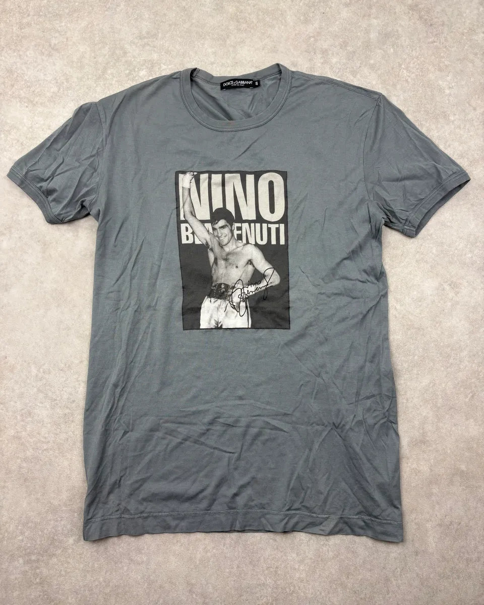 2000s Dolce & Gabbana Nino Benvenuti Boxing T-Shirt XpLBgvE 0