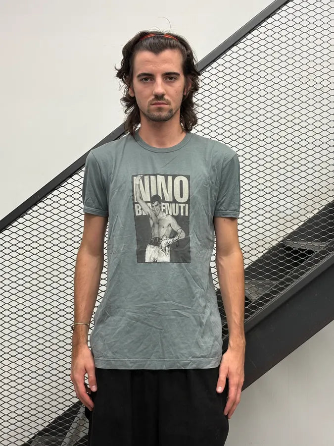 2000s Dolce & Gabbana Nino Benvenuti Boxing T-Shirt XpLBgvE 1