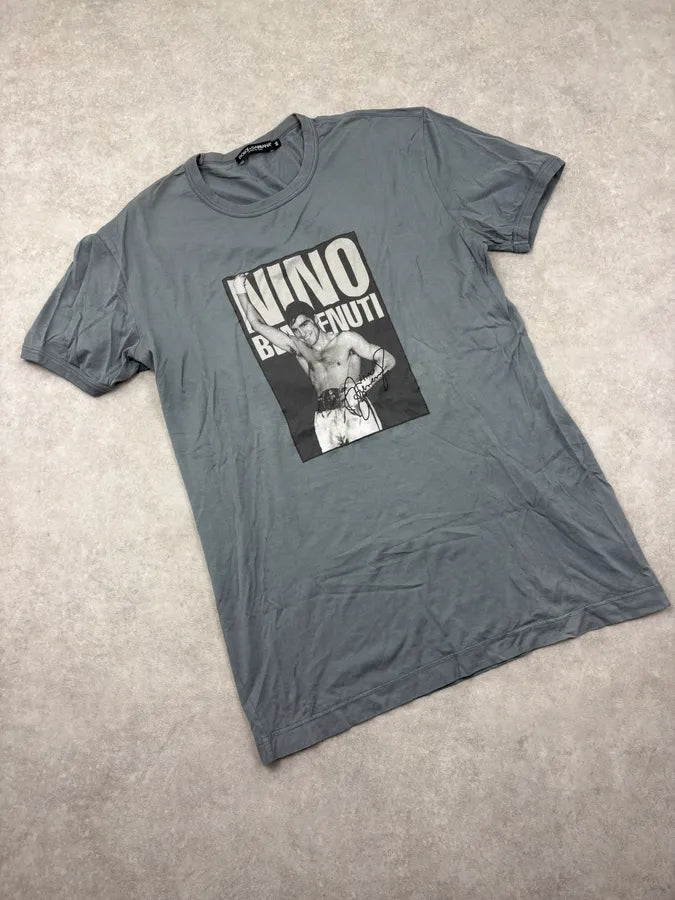 2000s Dolce & Gabbana Nino Benvenuti Boxing T-Shirt XpLBgvE 3