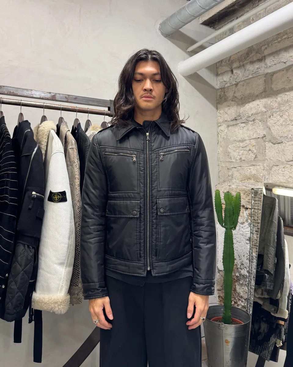 2000s Dolce & Gabbana Nylon Black Jacket acIGZlp 1