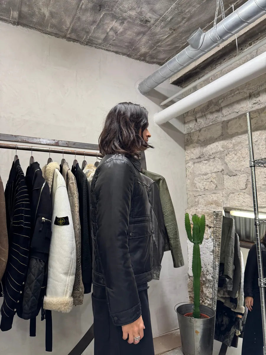 2000s Dolce & Gabbana Nylon Black Jacket acIGZlp 2