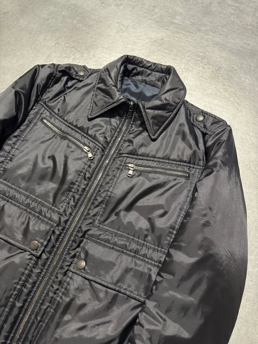 2000s Dolce & Gabbana Nylon Black Jacket acIGZlp 4