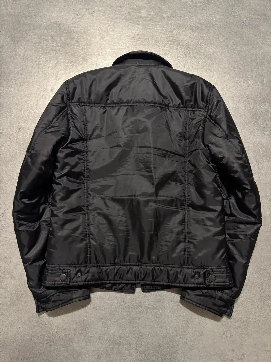 2000s Dolce & Gabbana Nylon Black Jacket acIGZlp 5