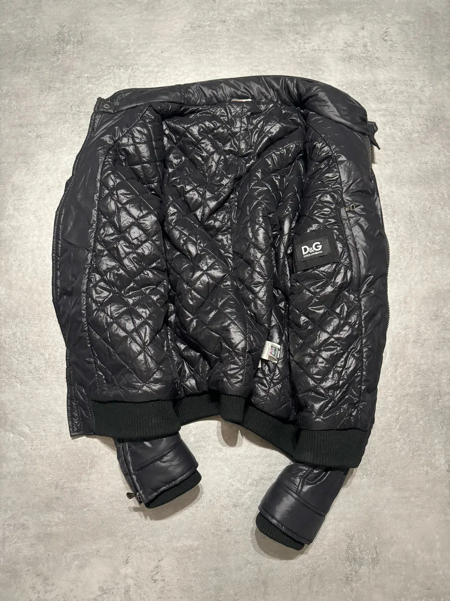 2000s Dolce & Gabbana Obscure Avant-Garde Puffer Jacket (L/XL) 4
