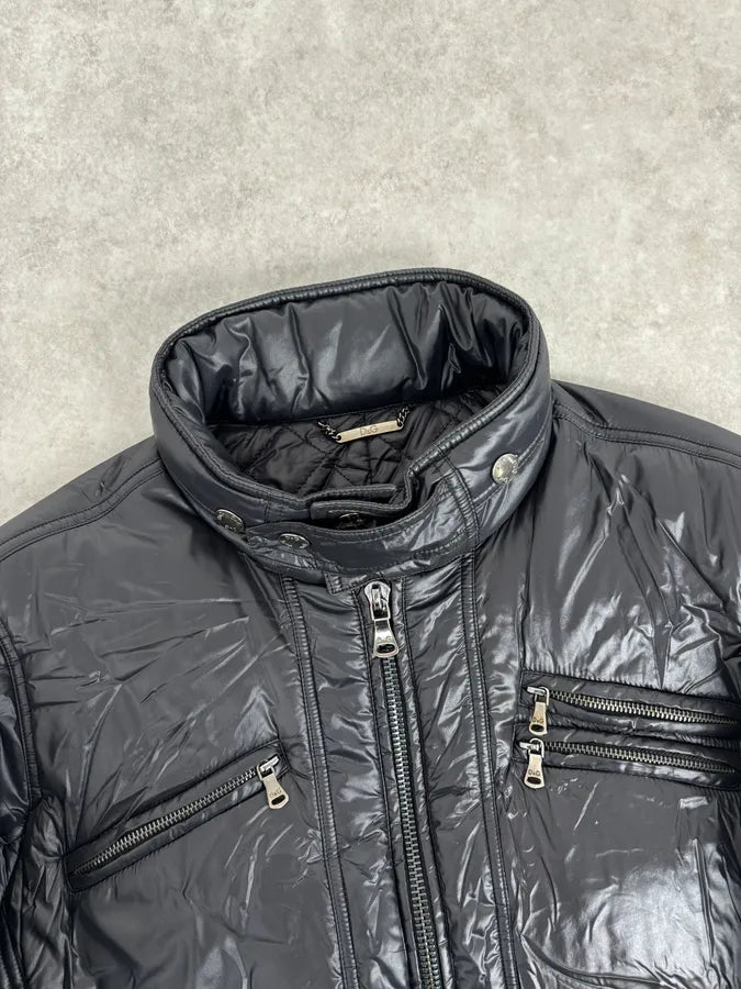 2000s Dolce & Gabbana Obscure Dark Astro Puffer Jacket KkNFAog 3