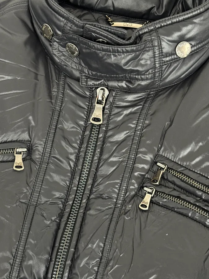 2000s Dolce & Gabbana Obscure Dark Astro Puffer Jacket KkNFAog 8