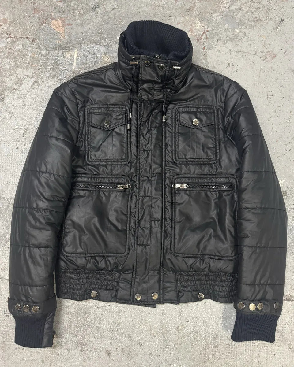 2000s Dolce & Gabbana Obscure Dark Astro Puffer Jacket (M) 0