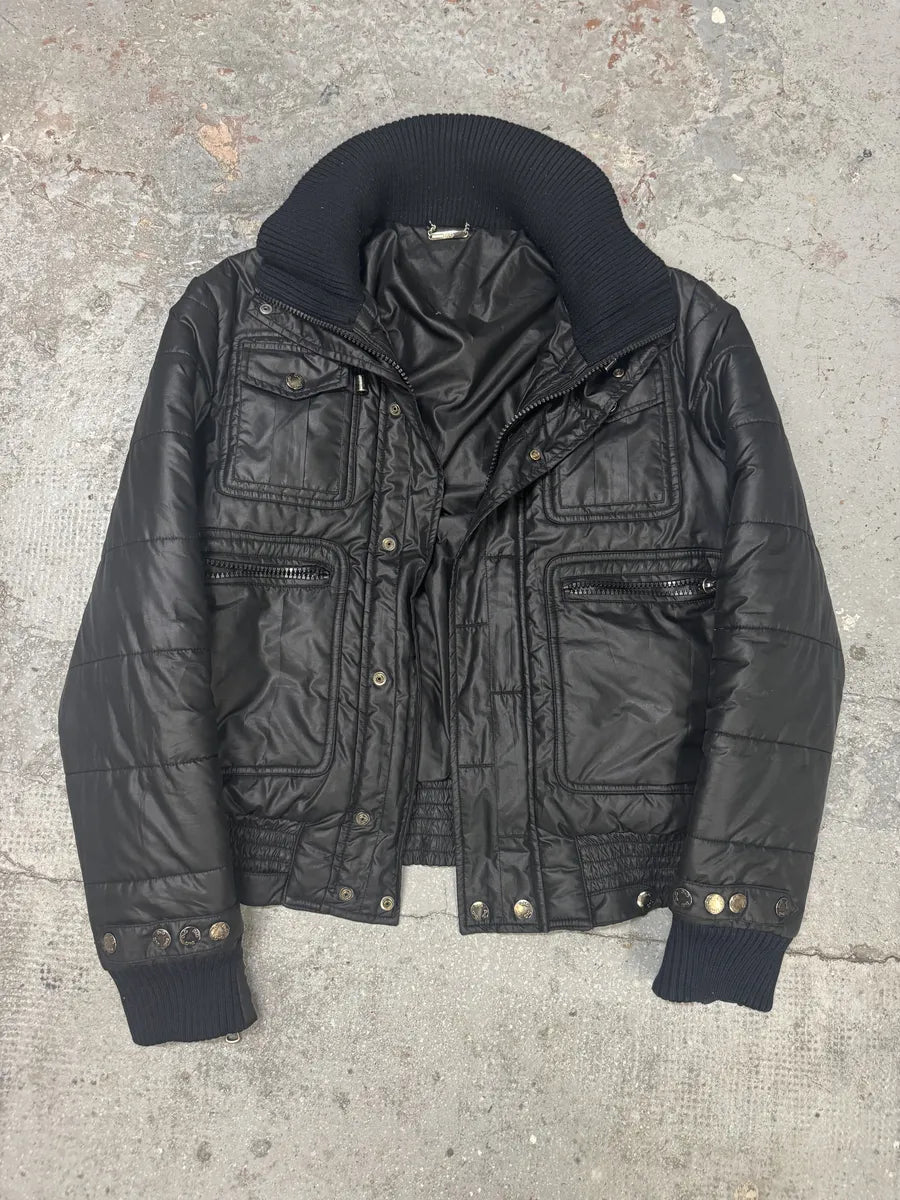 2000s Dolce & Gabbana Obscure Dark Astro Puffer Jacket (M) 4