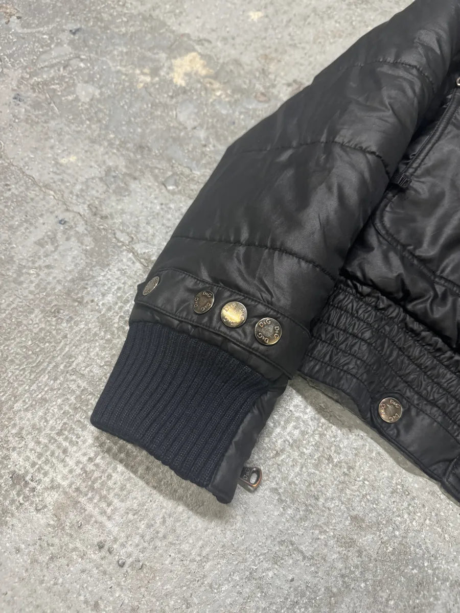 2000s Dolce & Gabbana Obscure Dark Astro Puffer Jacket (M) 7