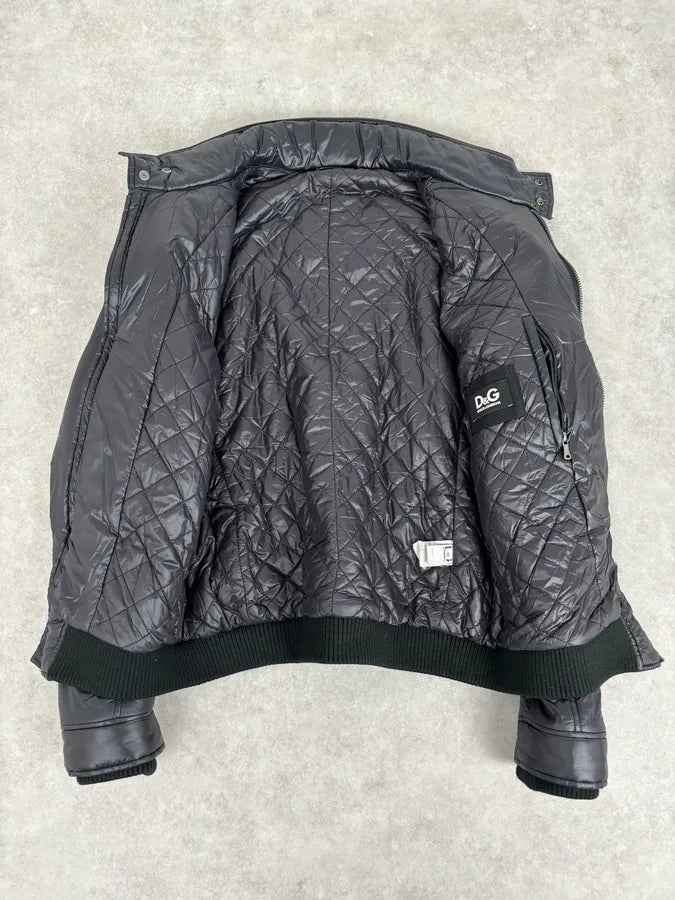 2000s Dolce & Gabbana Obscure Dark Astro Puffer Jacket KkNFAog 6