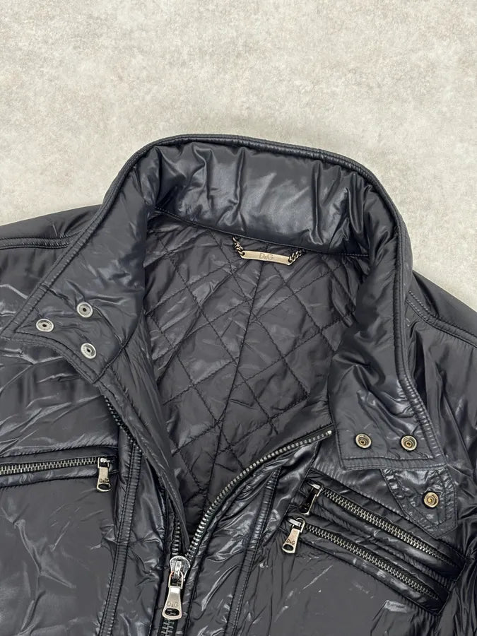 2000s Dolce & Gabbana Obscure Dark Astro Puffer Jacket KkNFAog 7