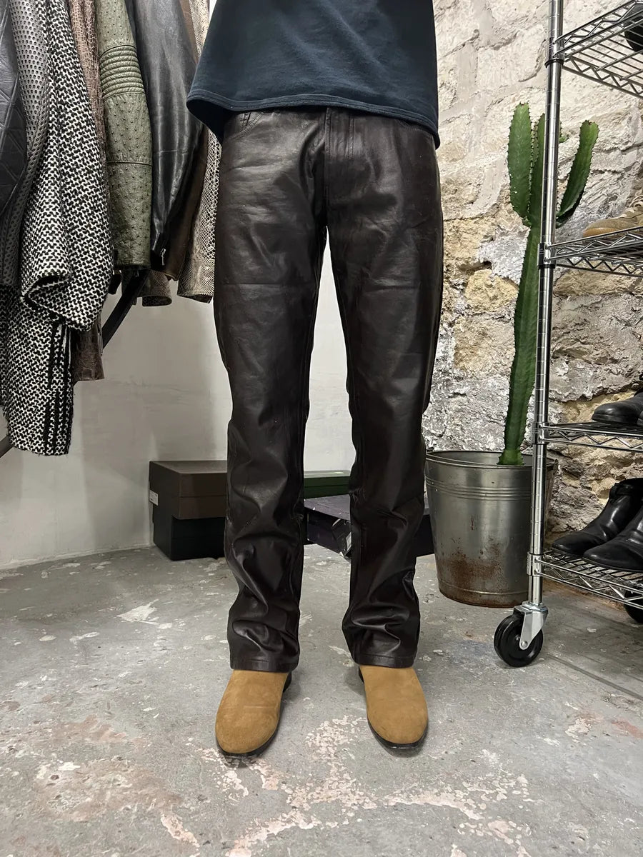 2000s Dolce & Gabbana Obscure Straight Pants (M/L) 1