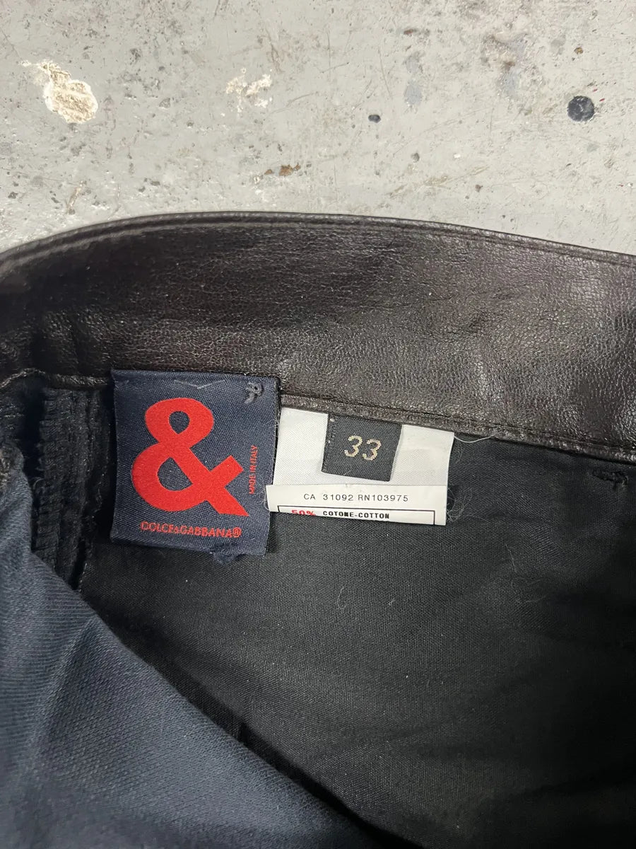 2000s Dolce & Gabbana Obscure Straight Pants (M/L) 6
