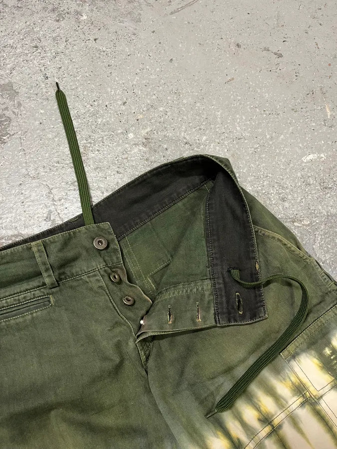 2000s Dolce & Gabbana Olive Beach Babes Cargo Shorts (S/M) bHzqTtK 10