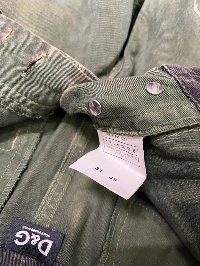 2000s Dolce & Gabbana Olive Beach Babes Cargo Shorts (S/M) bHzqTtK 12