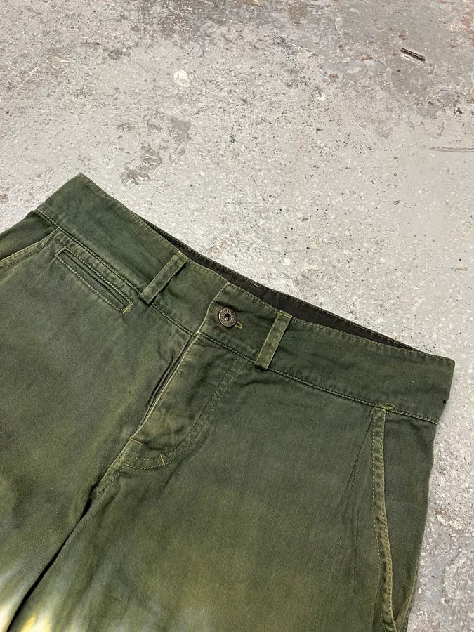 2000s Dolce & Gabbana Olive Beach Babes Cargo Shorts (S/M) bHzqTtK 4