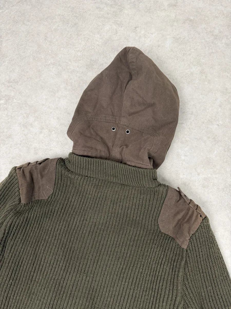 2000s Dolce & Gabbana Olive Cargo Multi Pockets Zip-up Hoodie HCWXCWd 9