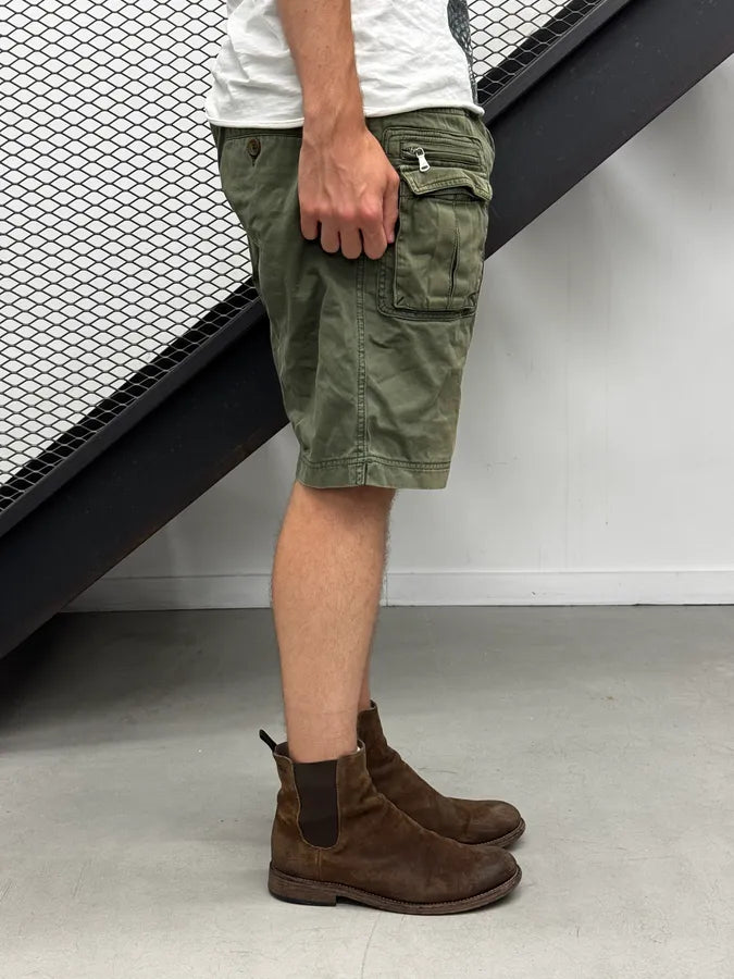 SS2003 Dolce & Gabbana Olive Cargo Shorts AvVKmuR 1