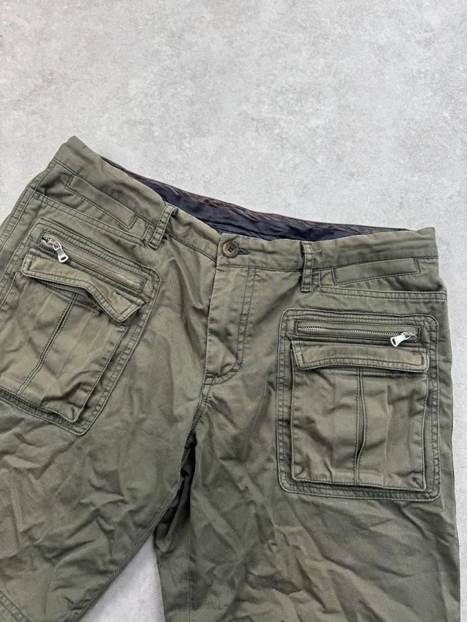 SS2003 Dolce & Gabbana Olive Cargo Shorts AvVKmuR 5