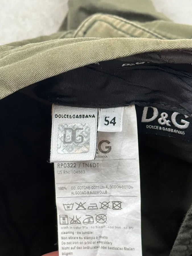 SS2003 Dolce & Gabbana Olive Cargo Shorts AvVKmuR 8